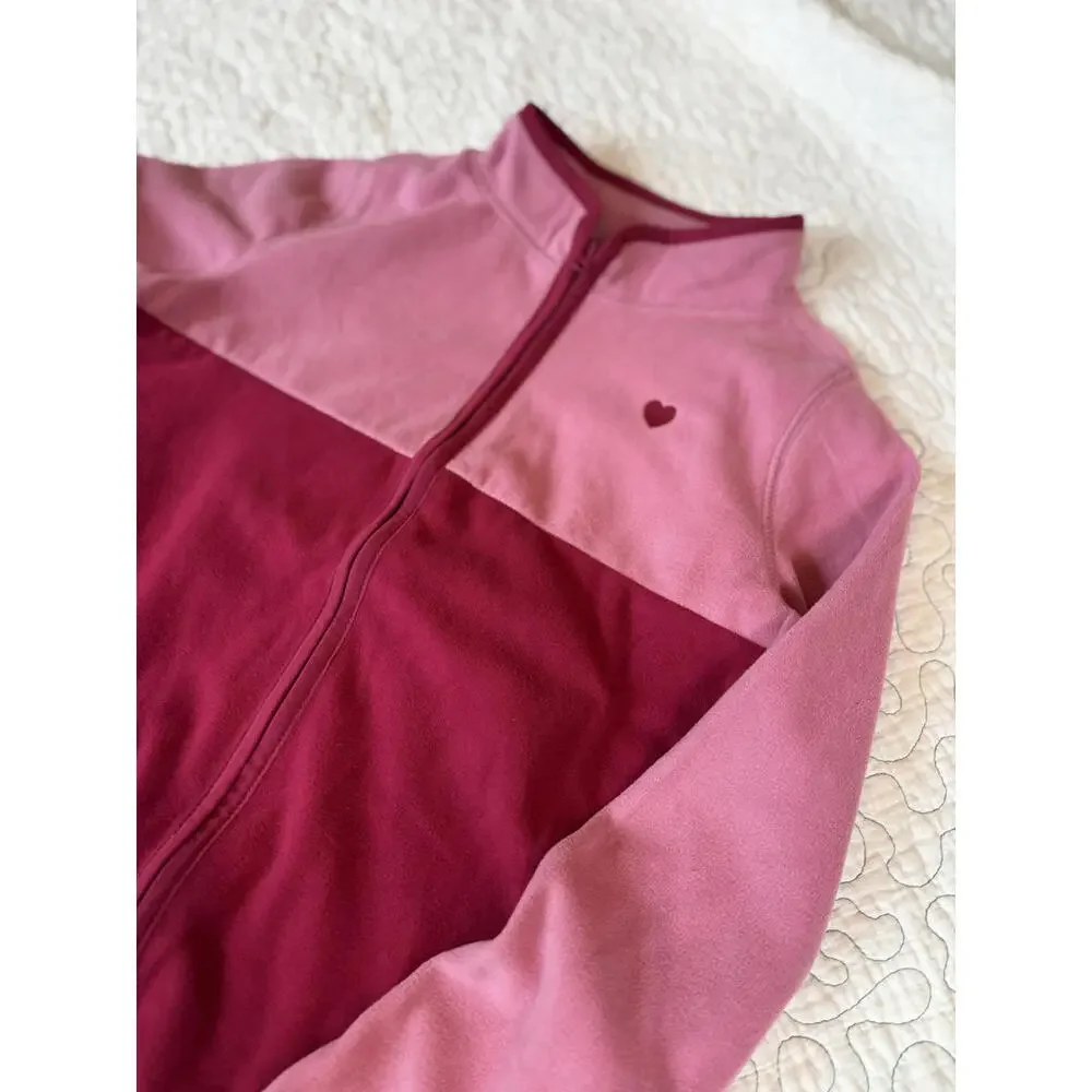 Oshkosh Girls' Fleece Jackets - 2 Pack,‎ Pink and Floral Size 10 #606
